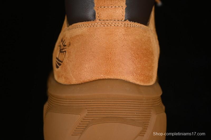 Timberland Outdoor Mid-Top Casual Martin Boots with Premium Italian Suede Leather - TB10059YELLOW