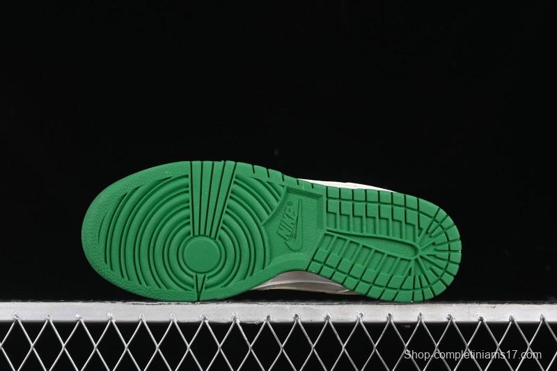 Nike SB Dunk Low Gucci Collaboration - Custom White Swoosh Leather Patch Anniversary Edition Low-Top Casual Skate Shoes - KK1688-052