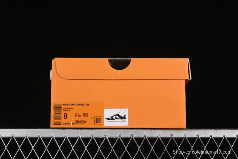 Nike SB Dunk Low LV Collaboration - Embossed White Black Print Anniversary High-End Custom Low-Top Casual Sneakers - DQ1098-361