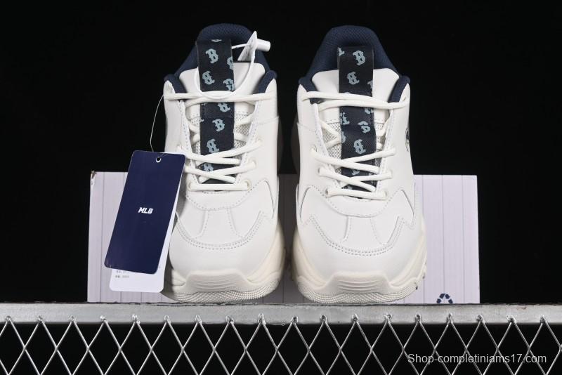 New York Yankees MLB Bigball Chunky Denim Monogram Platform Sneakers - 3ASHBDM4N43NYS