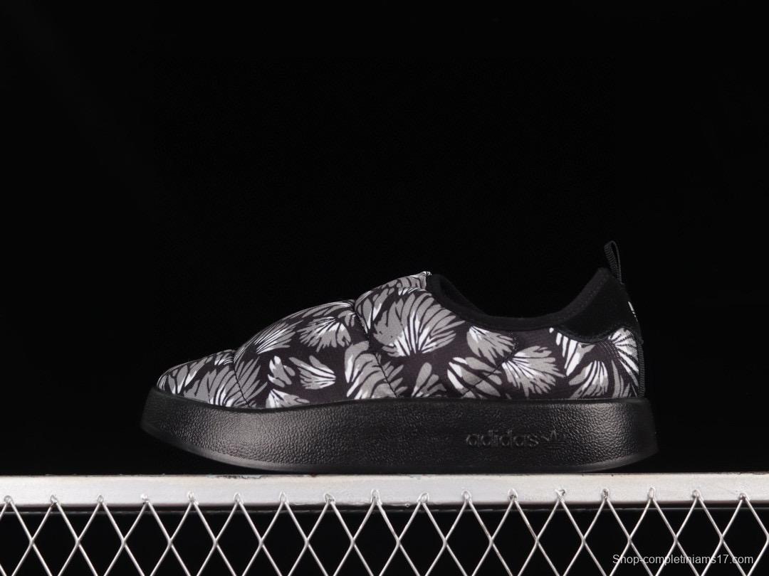 Adidas Ruffylette GX4646 Winter Slip-On Sneakers with Warm Lining - AJC3