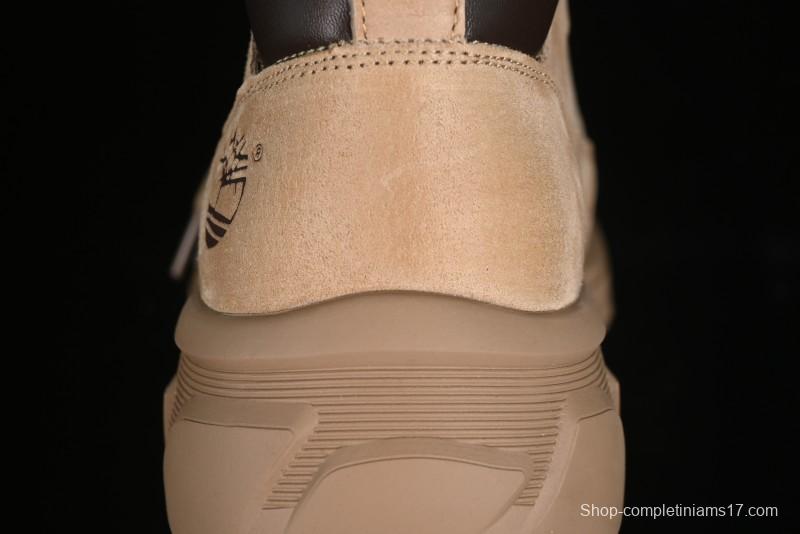 Timberland Outdoor Mid-Top Casual Martin Boots with Premium Suede Leather and Anti-Odor Insole - TB10059SAND