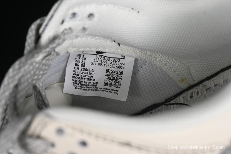 Nike SB Dunk Low Stussy Collaboration - Light Grey White Anniversary High-End Custom Low-Top Casual Skate Shoes - SJ2068-302