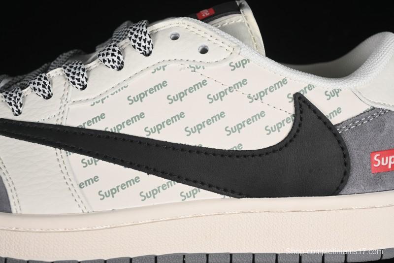 Nike Travis Scott x Fragment Design x Air Jordan 1 Low OG SP AJ1 Supreme Collaboration - XY2688-120