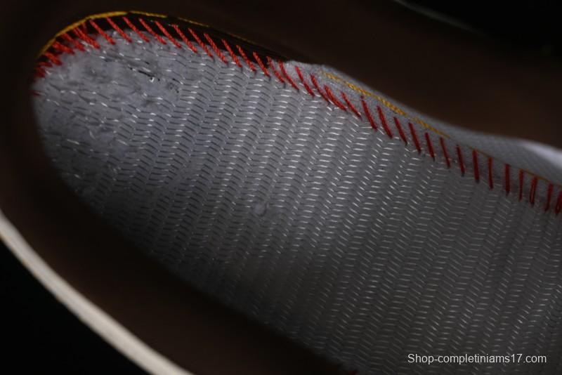 Nike Air Force 1 '07 Low UN Collaboration Casual Sneakers in Off-White with Yellow Stitch - KK3333-002