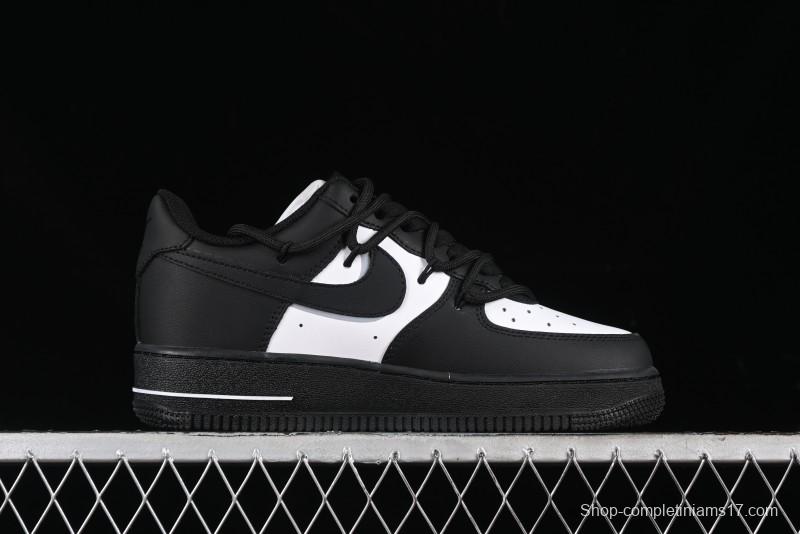 Nike Air Force 1 '07 Low Retro Street Spray White Peach Bubble Casual Sneakers - ZH0316-038