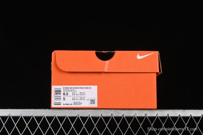 Nike Air Zoom Structure 25 Cushioned Anti-Slip Running Shoes - DJ7884-101