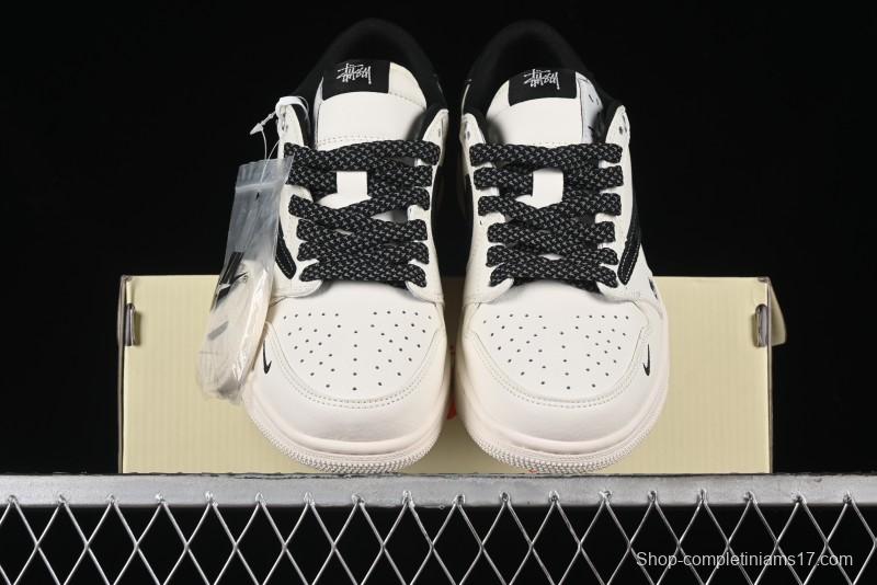 Nike Air Jordan 1 Low OG SP Travis Scott x Fragment Design Collaboration Sneakers - SJ2068-129