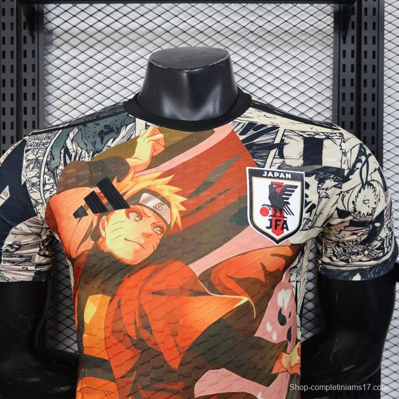 Player Version 2025 Japan Multi-Color with Naruto Anime Character Jersey