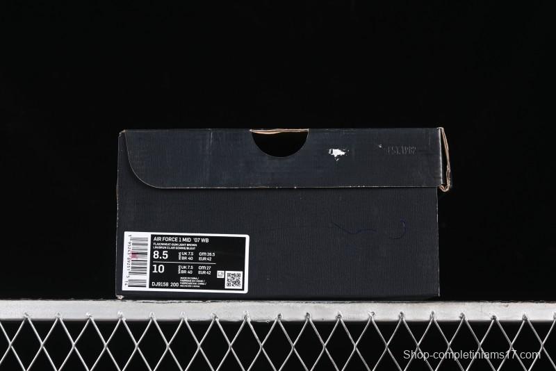 Nike Air Force 1 '07 Mid Suede Casual Sneakers in Wheat - DJ9158-200