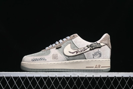 Nike Air Force 1 Low "Green Dragon Crescent Blade" Casual Sneakers - CD1212-555