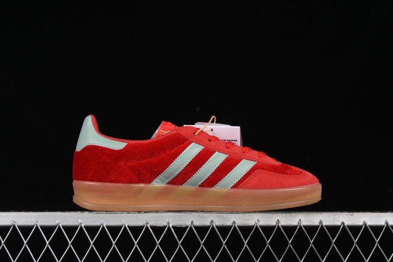 Adidas Originals Gazelle Indoor Sneakers with Thick Sole for Casual Wear Non-Slip耐磨 Low-Top Board Shoes - IG6786