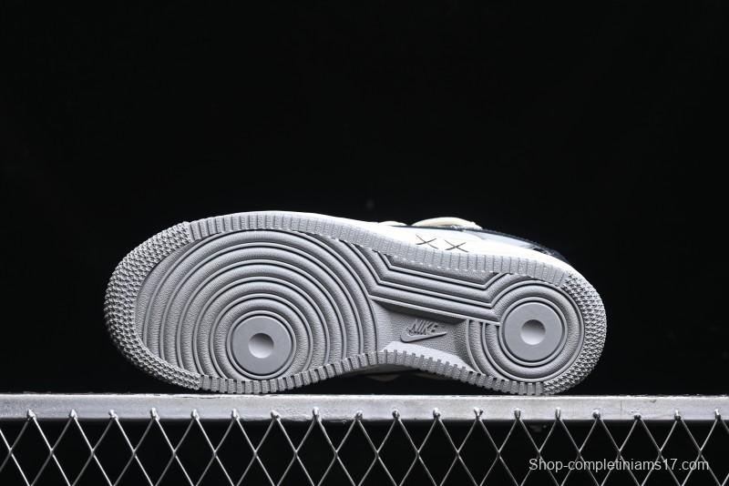 Nike Air Force 1 Low "Vinyl" Casual Sneakers with Lace-Up Design - KS6896-666