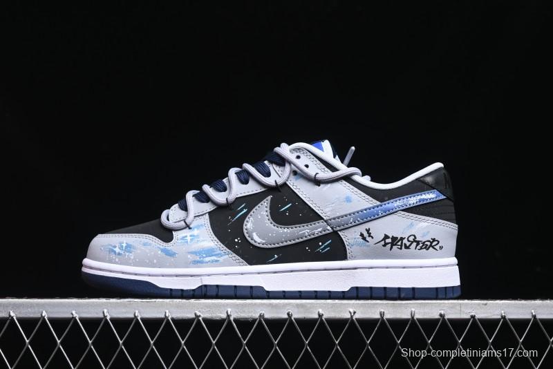 Nike Dunk Low Retro Casual Sneakers with Cosmic Star Eye Design - FQ8826-100