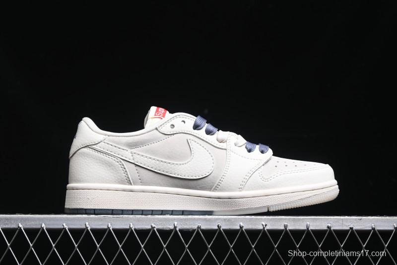 Nike Travis Scott x Fragment Design x Air Jordan 1 Low OG SP AJ1 Sup Collaboration - BB7518-001