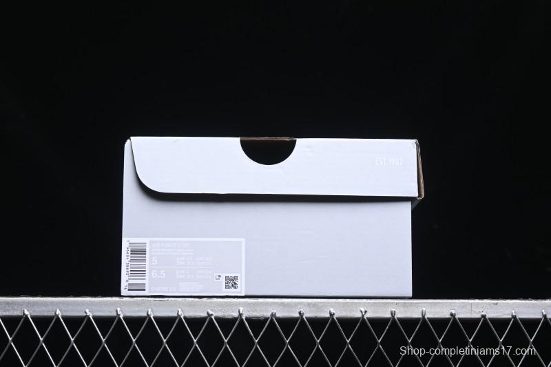 Nike Air Force 1 '07 Low Top-Grain Leather Casual Sneakers with Full-Length Air Cushion - DV0788-101