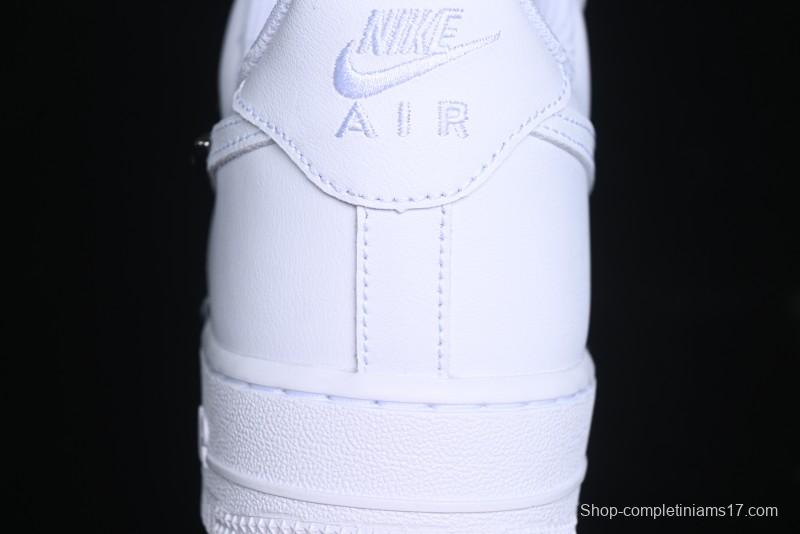 Nike Air Force 1 '07 Low Stussy Collaboration - Crystal Milk Coffee Low-Top Casual Sneakers - IF1686-101