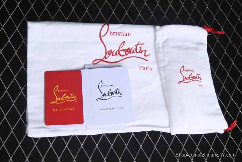 Christian Louboutin Funnyto Flat French Luxury Brand Low-Top Sneakers in Purple Color Block - X.D4