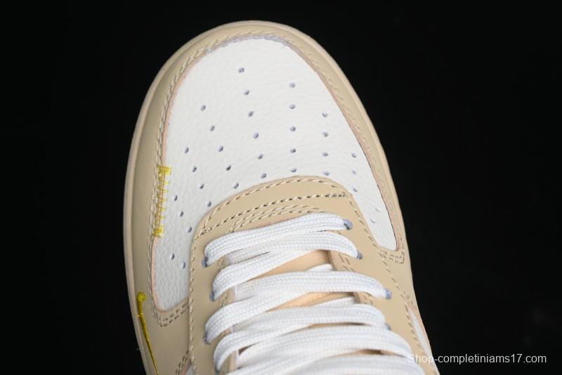 Nike Air Force 1'07 Low Gucci Collaboration White Brown Green Low-Top Casual Sneakers - KK1988-024