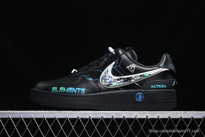 Nike Air Force 1 '07 Low Punk Future Cyberpunk Style Casual Sneakers - DV3464-011