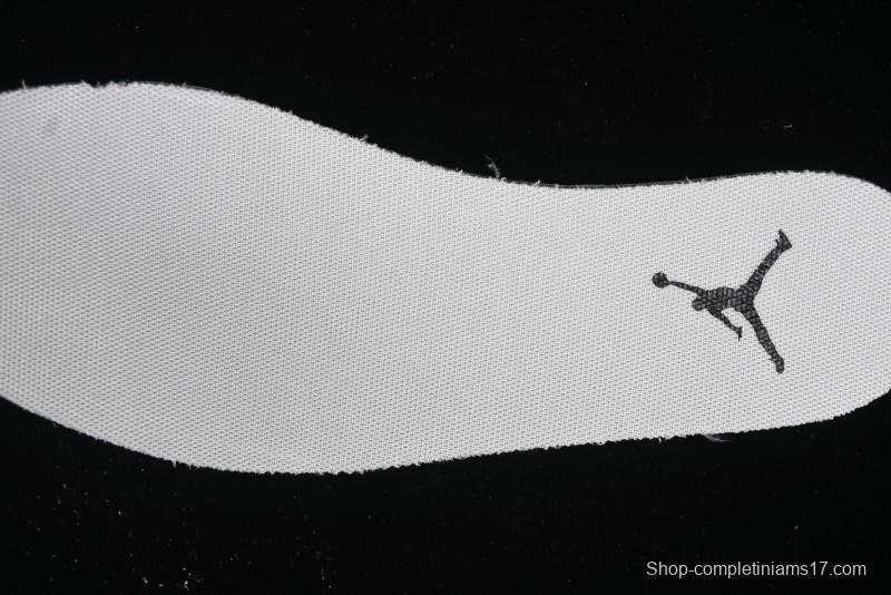 Nike Air Jordan 1 Low Supreme Collaboration - Black Grey Pigskin Two-Tone High-End Custom Retro Basketball Shoes - SJ9950-032