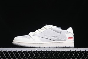 Nike Travis Scott x Fragment Design x Air Jordan 1 Low OG SP AJ1 Collaborative Sneakers - XS3086-004