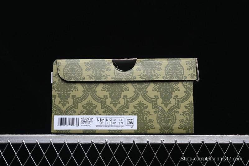 Nike Travis Scott x Fragment Design x Air Jordan 1 Low OG SP AJ1 Retro Sneakers - XZ1658-001