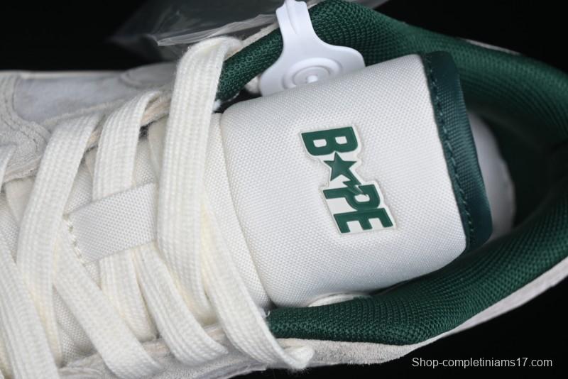 Nike Air Jordan 1 Low AJ1 Bape Collaboration - Full Pig Eight Green Grey Retro Basketball Shoes - DM9188-009