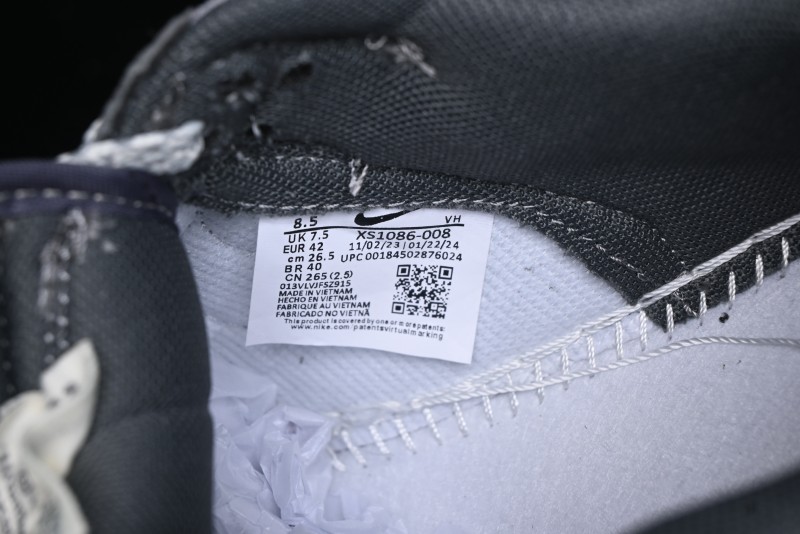 Nike SB Dunk Low Stussy Collaboration - Granite Grey Anniversary Custom Low-Top Casual Skate Shoes - XS1086-008