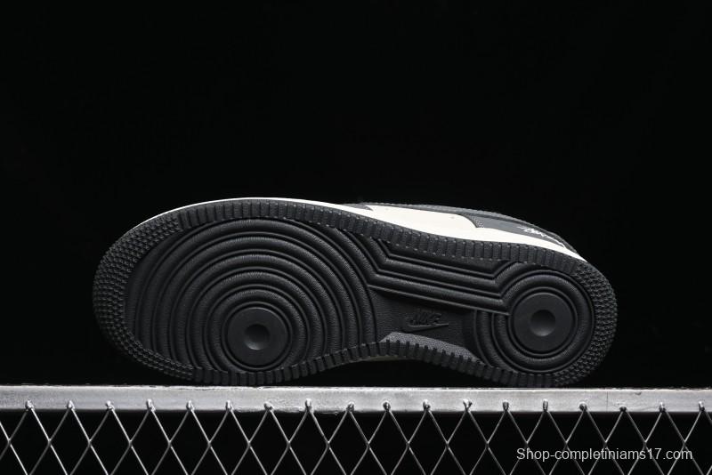 Nike Air Force 1 '07 Low Stussy Collaboration - Light Bone Shadow Low-Top Casual Sneakers - DF0180-008