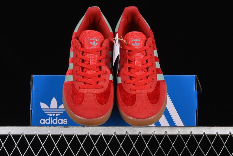 Adidas Originals Gazelle Indoor Sneakers with Thick Sole for Casual Wear Non-Slip耐磨 Low-Top Board Shoes - IG6786