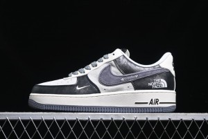 Nike Air Force 1 '07 Low The North Face Collaboration Jacket Black Casual Sneakers - DM6688-004