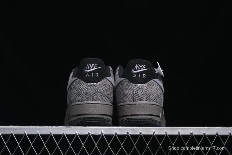 Nike Air Force 1 '07 Low Snake Year Themed Low-Top Casual Sneakers - HF2898-001