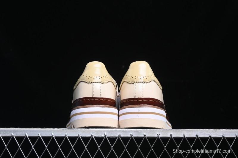 Adidas Superstar Clot Collaboration JQ6117 Preppy Style Shell Toe Casual Sneakers with Perforated Leather Upper - JQ6117