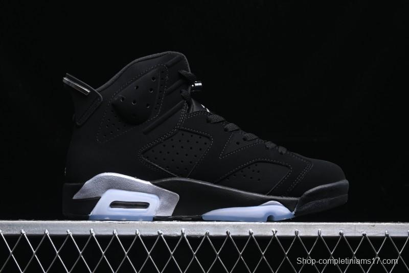 Nike Air Jordan 6 Retro Metallic Silver Basketball Shoes - DX2836-001