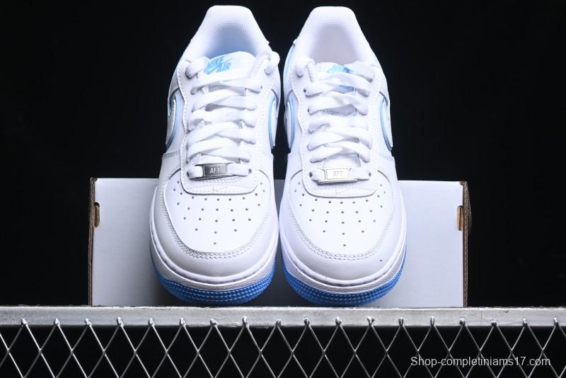 Nike Air Force 1 '07 Low Top-Grain Leather Casual Sneakers with Full-Length Air Cushion - DV0788-101