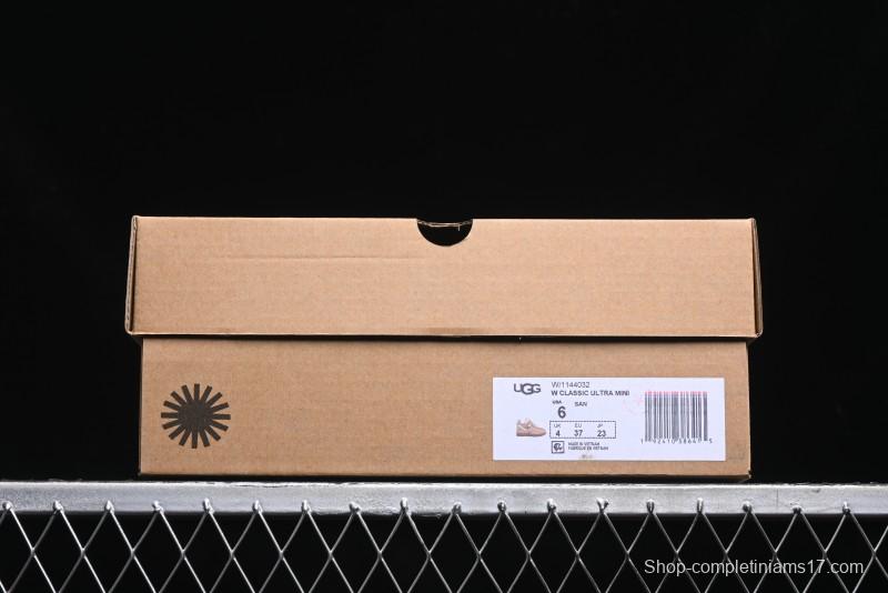 UGG Classic Ultra Mini Mel Two-Tone Lace-Up Low-Top Casual Shoes - 1144032