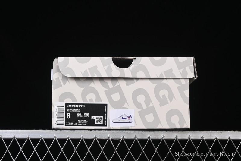 Nike Air Force 1 '07 Low Supreme The North Face Collaboration - Pig Eight Navy Blue Casual Sneakers - XZ6188-118