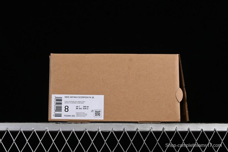 Nike Air Max Scorpion FK Running Shoes with Full-Length Next-Gen Air Cushion - FQ2694-001