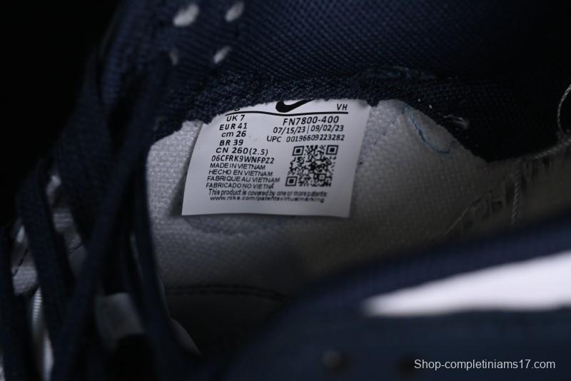 Nike Dunk Low SB Casual Skate Shoes in Obsidian/University Blue Colorway - FN7800-400