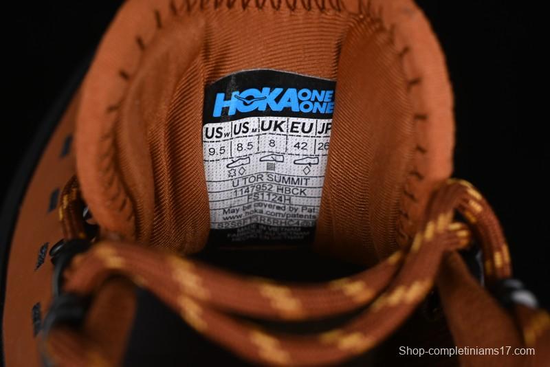 HOKA ONE ONE Tor Summit Low Top Cushioned Waterproof Outdoor Functional Shoes - 1147952 HBCK