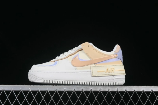 Nike Air Force 1 Shadow Lightweight Elevated Low-Top Sneakers - DZ1847-114