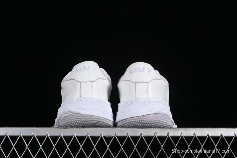 Wayne Original Sole Leather Low Sneaker with Deconstructed Ice Cream Sole - MMY