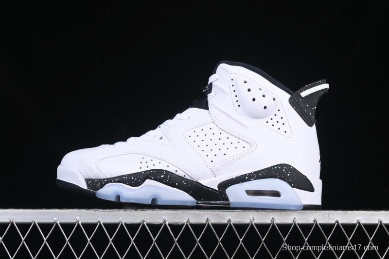 Nike Air Jordan 6 Retro White And Black Basketball Shoes - CT8529-112