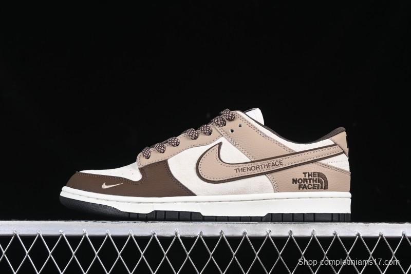 Nike SB Dunk Low The North Face Year of the Snake Collaboration Subtitle Brown Hook Anniversary High-End Custom Low-Top Casual Skate Shoes - DJ2024-090