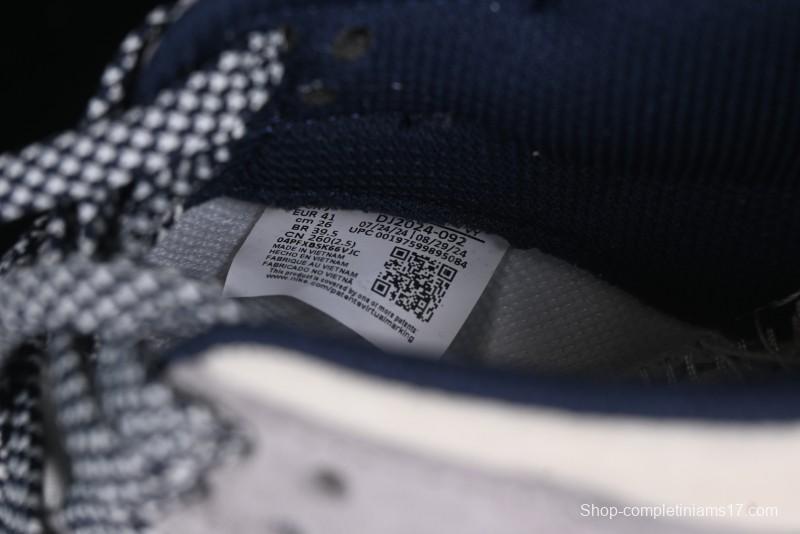 Nike SB Dunk Low MLB Collaboration Embroidered Blue Logo Anniversary Custom Low-Top Casual Skate Shoes - DJ2024-092