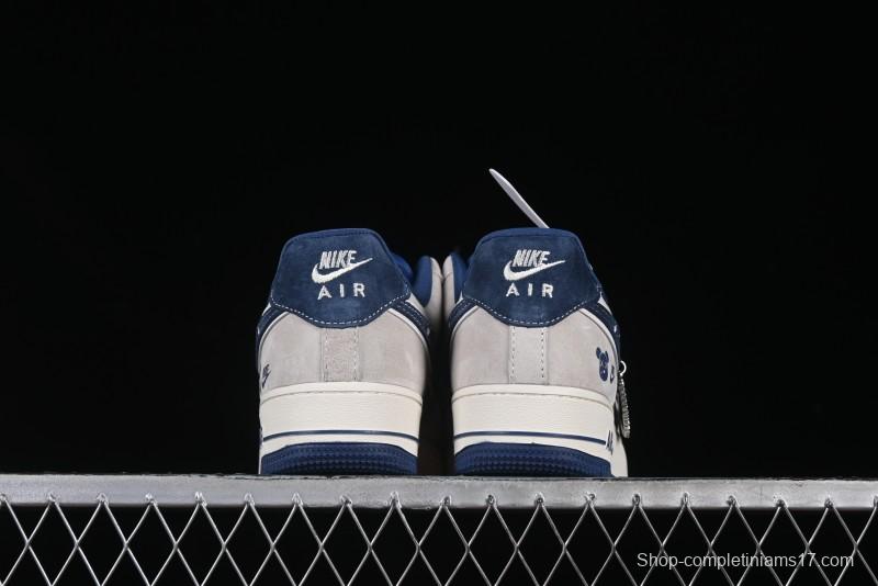Nike Air Force 1 '07 Low Collaboration with Violent Bear - Snow Grey Pigskin Edition - KK1988-053