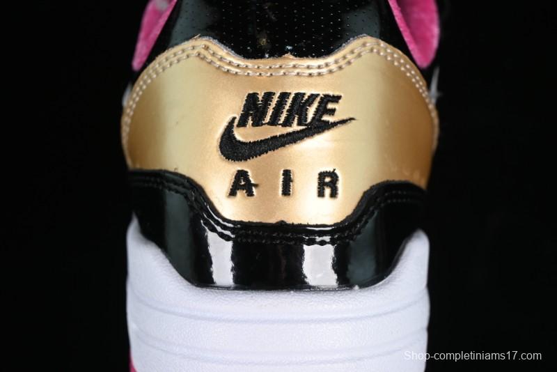 Nike Air Max 1 Premium Retro Running Shoes with Half-Sole Air Cushion - HJ3966-100