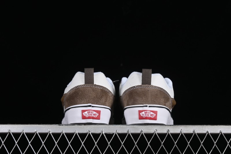 Vans Classics Knu Skool Coffee White Brown Slip-On Shoes - VN0009SAK330