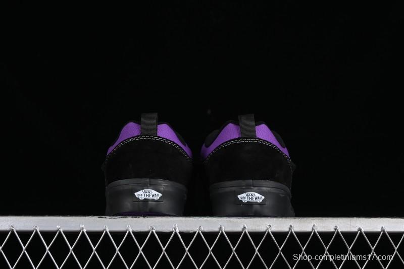 Vans Classics Knu Skool Black Purple Slip-On Shoes - VN0009QCSWE